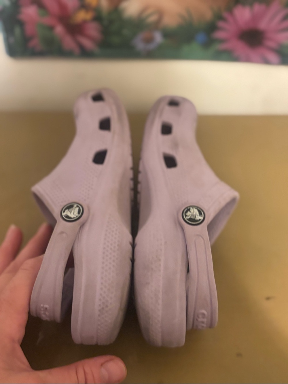 CROCS Kids Lilac Slip-On Clogs - Picture 7 of 8